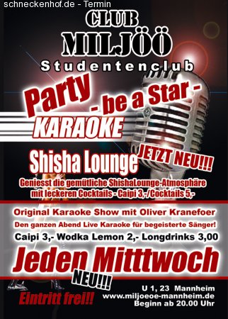 Karaoke Night Werbeplakat