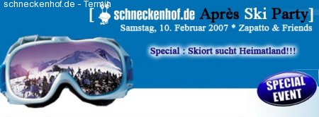 schneckenhof.de Apres Ski Werbeplakat