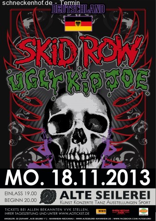 Skid Row & Ugly Kid Joe Werbeplakat
