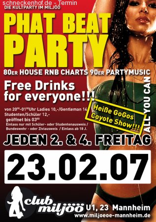 Phatbeat Party Werbeplakat