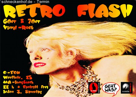Retro Flash @ O-Ton Werbeplakat