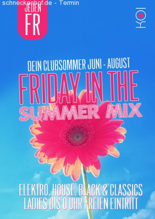 Friday in the Summer Mix Werbeplakat