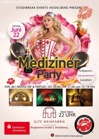 Mediziner - Party Werbeplakat