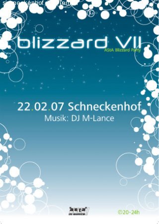 Blizzard VII Werbeplakat