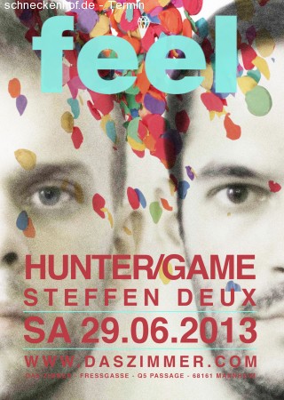 Feel with Hunter/Game Werbeplakat