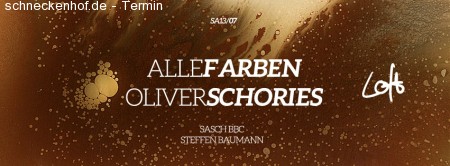 Alle Farben & Oliver Schories Werbeplakat