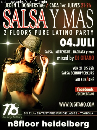 SALSA Y MAS by DJ GITANO Werbeplakat