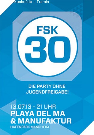 FSK 30 - Open Air Party Werbeplakat
