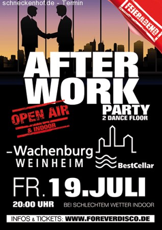 After Work Party @ Wachenburg Werbeplakat