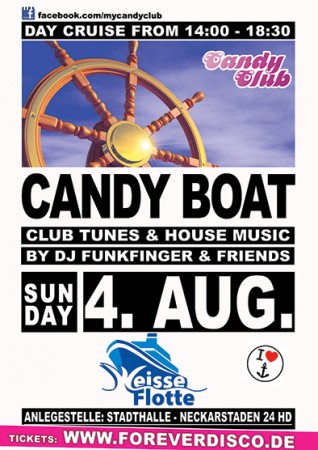 Candy Boat (Day Cruise) Werbeplakat
