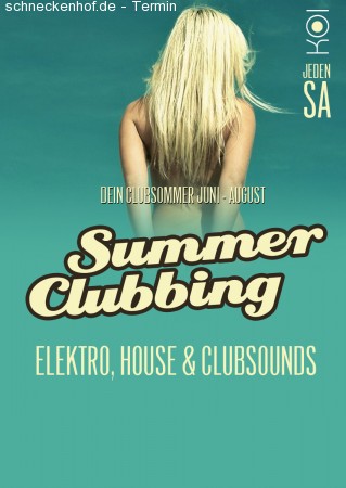 Summer Clubbing Werbeplakat