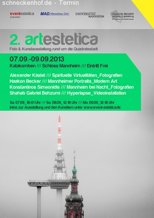 art estetica 2013 Ausstellung Werbeplakat