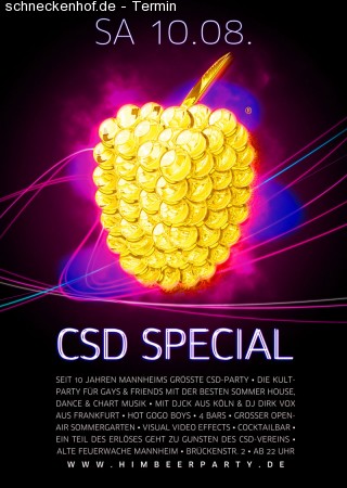Himberparty CSD Special Werbeplakat