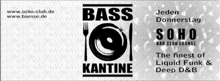 Basskantine –  'Spinning Time' Werbeplakat