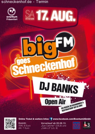 bigFM goes Schneckenhof Werbeplakat