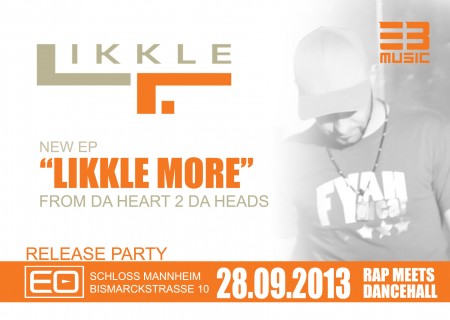 Likkle More - Release Party Werbeplakat