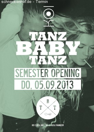 TanZ BabY TanZ - Semester Open Werbeplakat