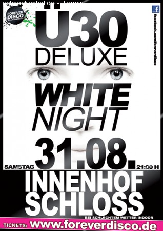 Ü30 Deluxe White Night Werbeplakat