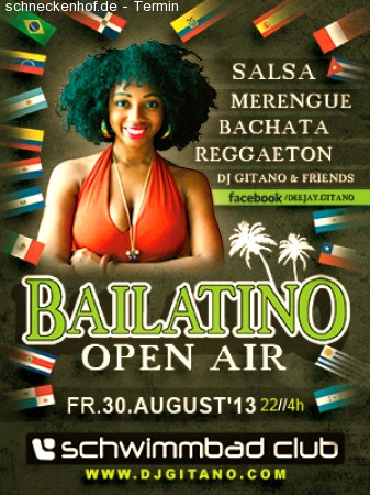 Bailatino Open Air Werbeplakat