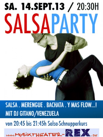Salsa Party @ Rex Werbeplakat