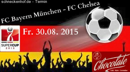 Supercup Bayern / Chelsea Werbeplakat