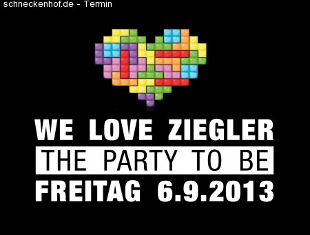 We Love Ziegler Werbeplakat
