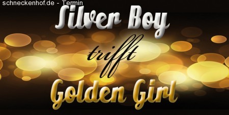 Silver Boy trifft Golden Girl Werbeplakat