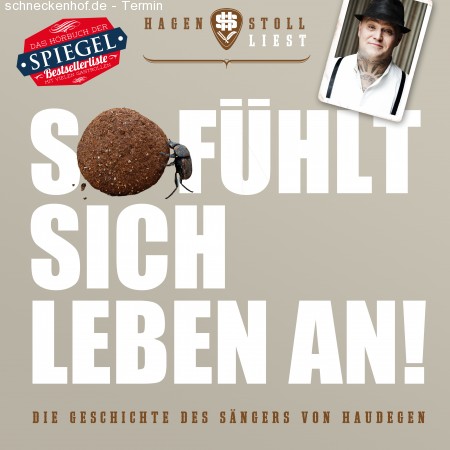 Hagen Stoll - Hörbuch Lesung Werbeplakat