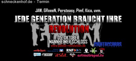 eightRecords Palastrevolution Werbeplakat