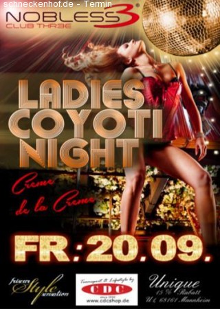 Ladies Coyoti Night Werbeplakat