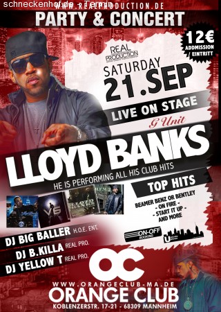 Lloyd Banks Live Werbeplakat
