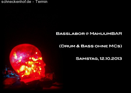 Basslabor (DnB: Jumpat, Sex Ex X, DJ Mix Werbeplakat