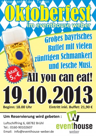Oktoberfest 2013 Werbeplakat