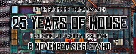 25 Years of House Werbeplakat