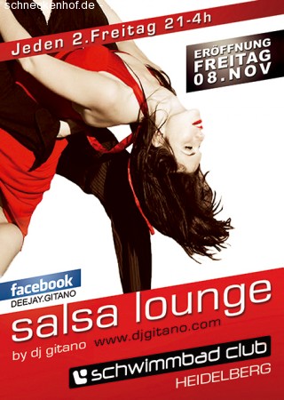 Salsa Lounge X-mas . Navidad Latina Werbeplakat