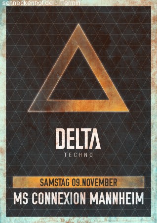 Delta-Techno feat. Audio Injection Werbeplakat