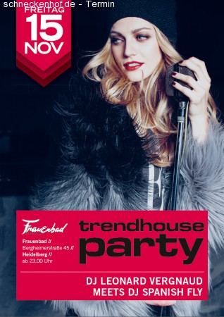 engelhorn trendhouse party Werbeplakat
