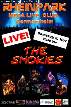 THE SMOKIES Live im Rhein Park Germershe Werbeplakat