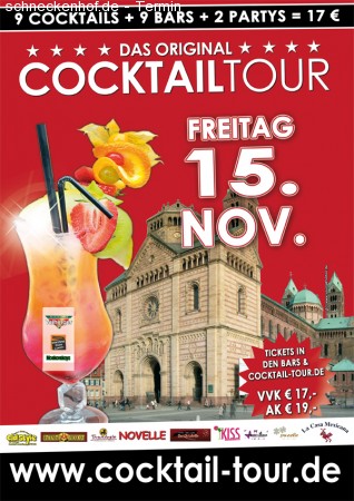 1. Cocktail-Tour durch Speyer Werbeplakat
