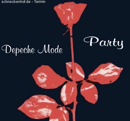 Depeche Mode Party Werbeplakat