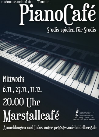 PianoCafé Werbeplakat