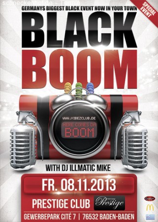 Black Boom Werbeplakat