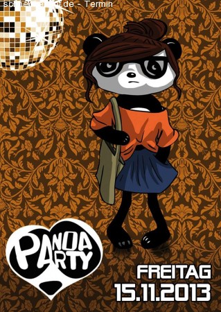 Panda Party Heidelberg Werbeplakat