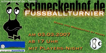 1. sh.de Fussballturnier Werbeplakat