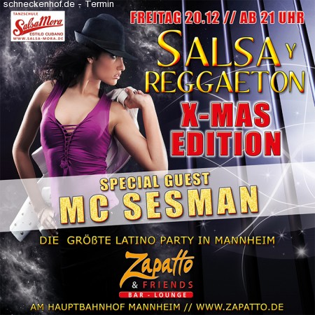 Salsa y Reggaeton mit Mc Sesman Werbeplakat