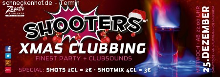 Shooters X-Mas Clubbing Werbeplakat