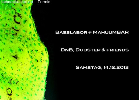 Basslabor (DnB, Dubstep & Friends) Werbeplakat
