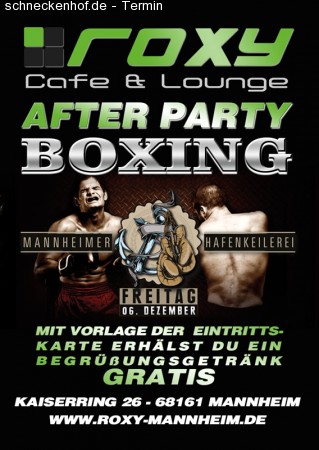 After Boxing Party Werbeplakat