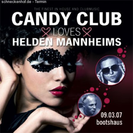 Candy Club - Helden Mannheims Werbeplakat