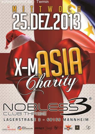 Asia X-mas Charity Werbeplakat